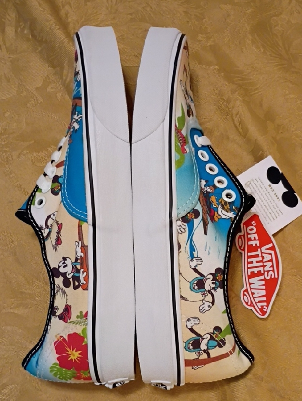 VANS Limited Edition Mickey Mouse Hawaii - Blue/White Men's 8.0 Woman's 9.5 - Picture 7 of 14